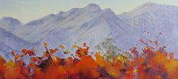 Autumn Vines - Grande Provence Franschhoek I | 2019 | Oil on Canvas | 36 x 50 cm
